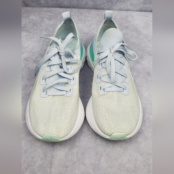 Nike React Infinity Run‎ Flyknit Blue Running Shoes CD4372-400 Women's Size 8 - Picture 3 of 10